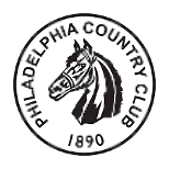 Logo of Philadelphia Country Club, a satisfied client of Elevated Angles drone services
