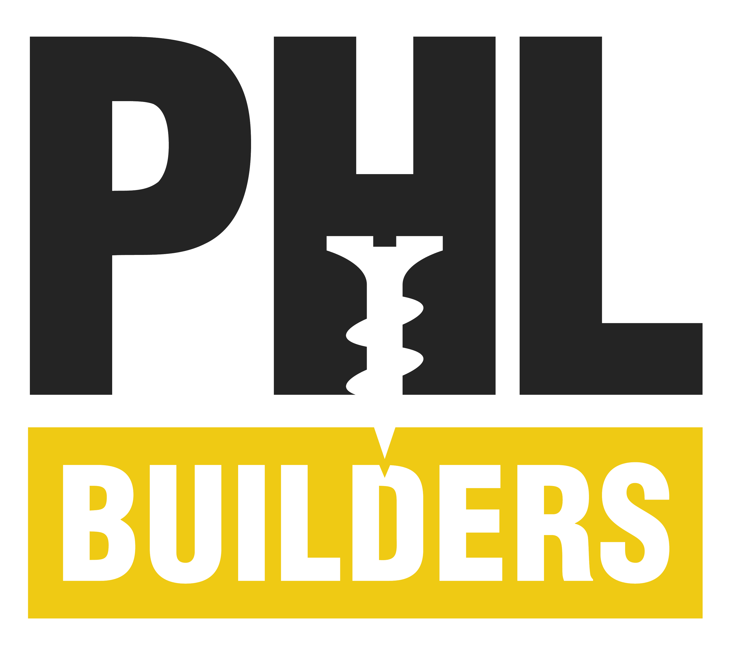Logo of PHL Builders, a satisfied client of Elevated Angles drone services